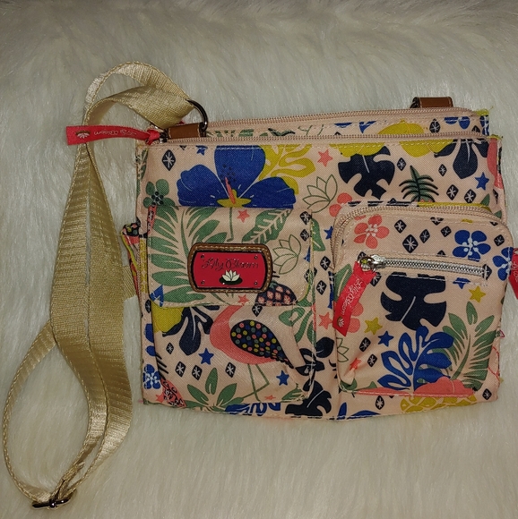 Lily Bloom "Tropical Pineapple" Crossbody Bag - Picture 1 of 8